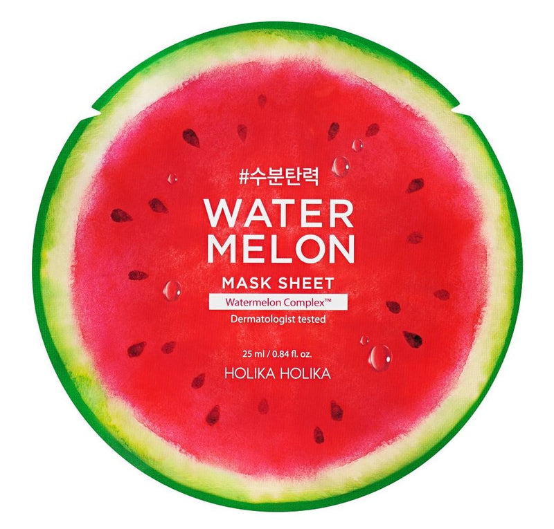 Watermelon Sheet Mask Complex Moisturizing Holika Holika