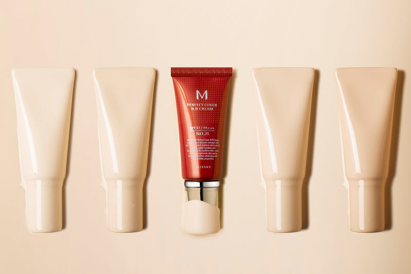 Missha Perfect cover BB cream moisturizing different shades