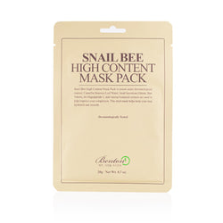 Benton snail filtrate bee venom sheet mask hydrate smooth
