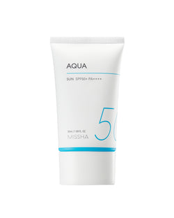 Missha All Around Safe Block Aqua Sun gel refreshing waterproof sunscreen SPF50